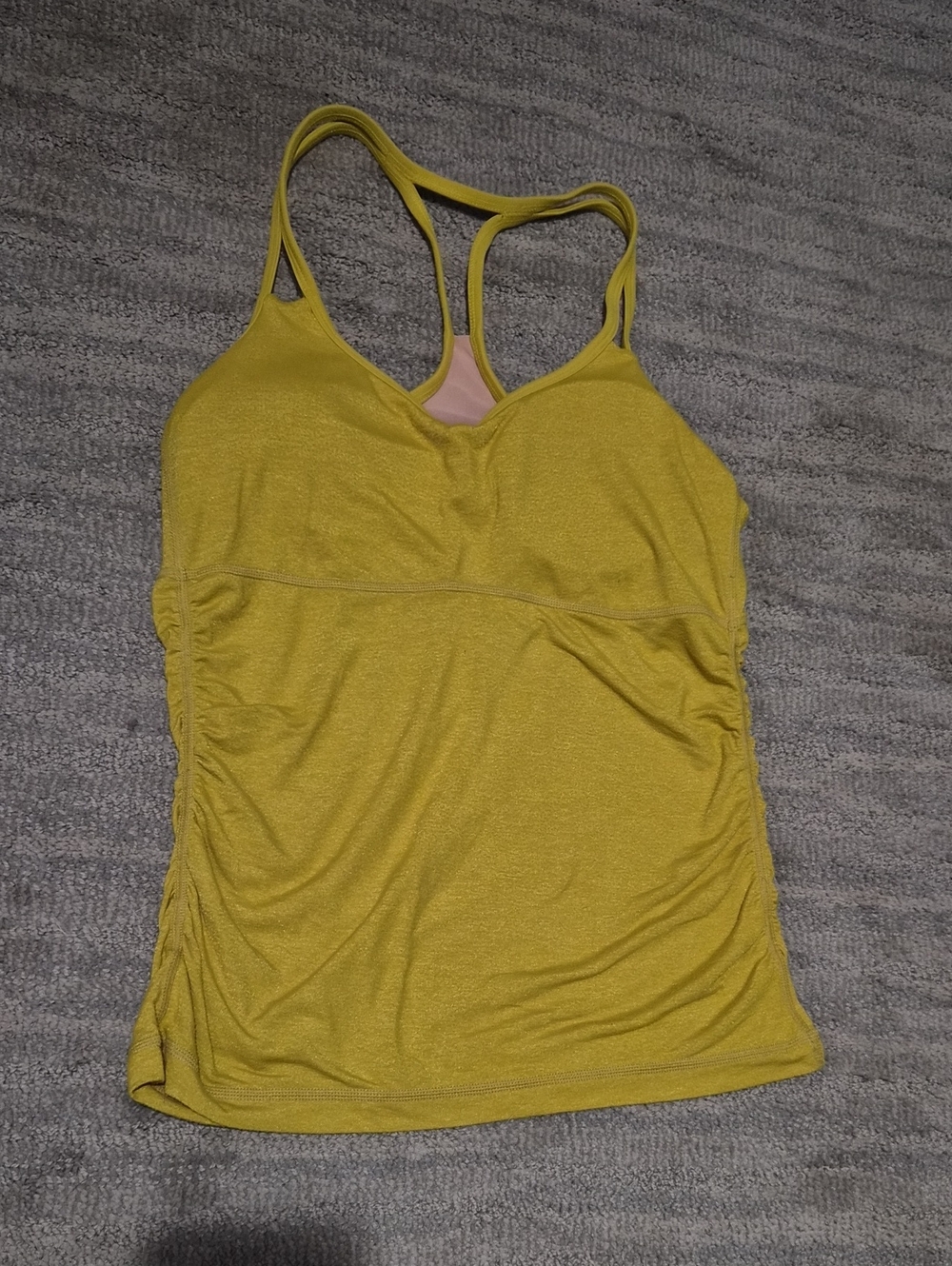 Blalc Diamond Yellow Racerback Tank Top